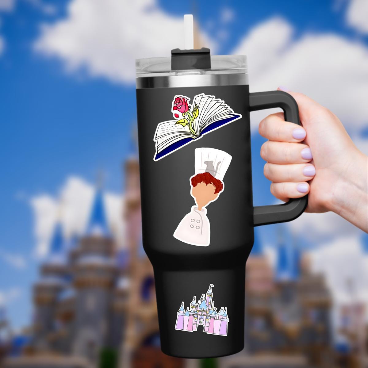 Remy Ratatouille Lil Chef Disney Laptop Sticker planner stationery decal water bottle cell buzzlightyear