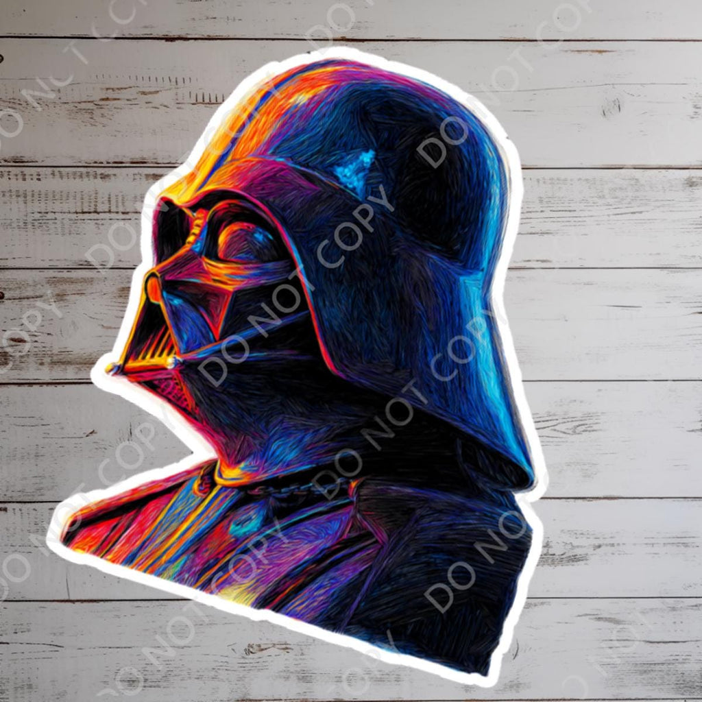 Star Wars Sticker Vader Waterproof Star Wars Sticker, Journal stickers, Disney gift, Disney present, Junk Journal, Star Wars Sticker, Disney Stickers