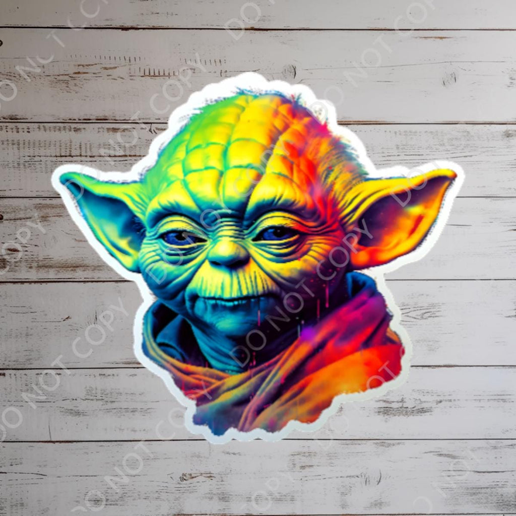 Star Wars Sticker Yoda Waterproof Star Wars Sticker, Journal stickers, Disney gift, Disney present, Junk Journal, Star Wars Sticker, Disney Stickers