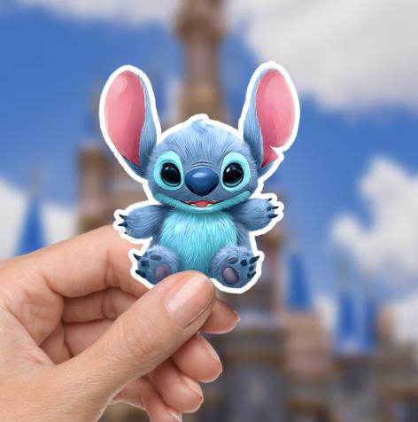 Stitch Waterproof Vinyl Sticker: Lilo and Stitch Aloha Decal