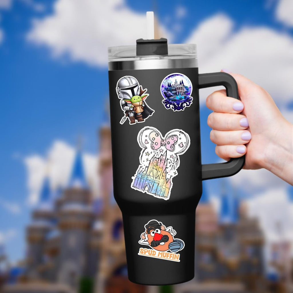 Magic Kingdom Castle Mickeyy Mouse Laptop Sticker/ Walt Disney decal cell phone MickeyMouse planner stationery water bottle