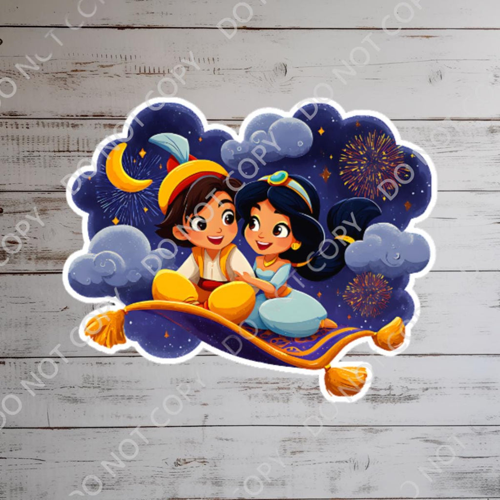 Aladdin Mickeyy Head Waterproof Disney Laptop Stickers/ FindingNemo planner stationery decal water bottle cell phonelogo