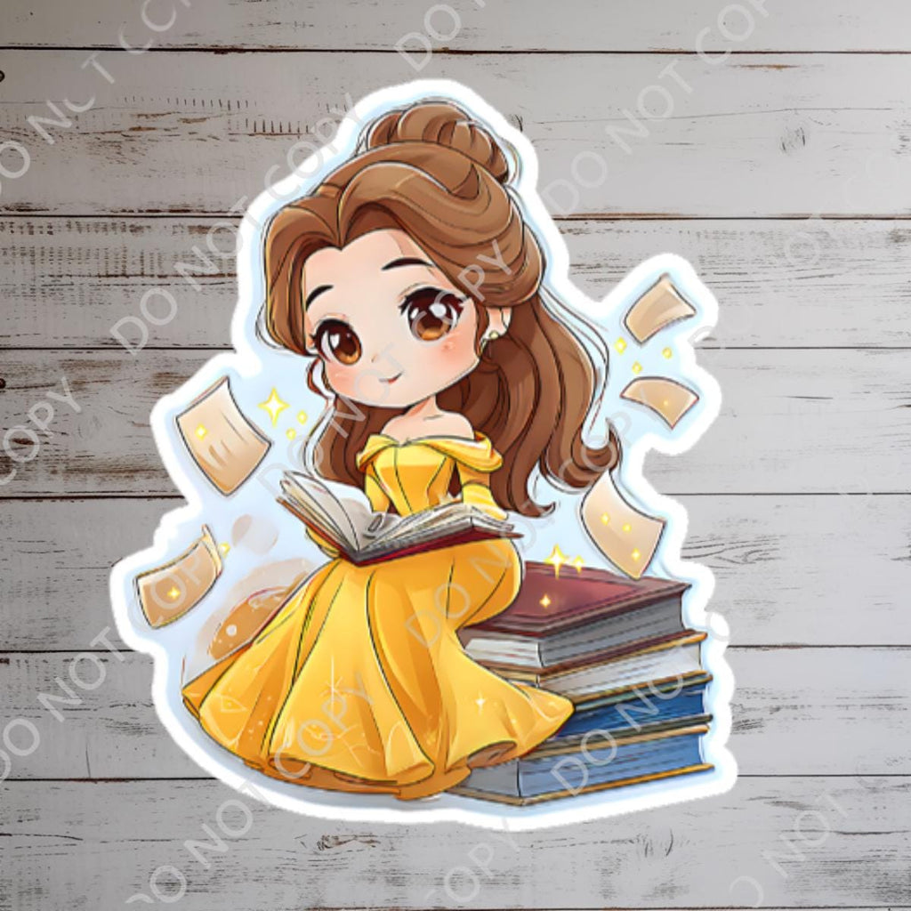 Beauty and the Beast Sticker | Waterproof Laptop Decal