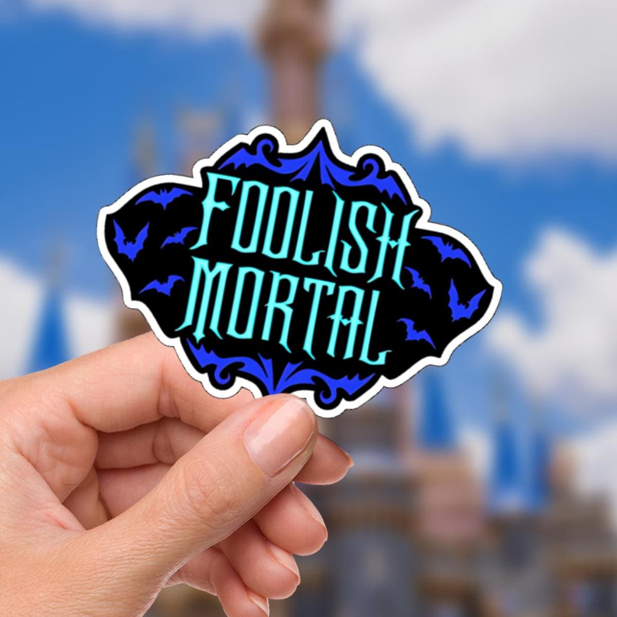 Haunted Mansion  Disney Sticker: Waterproof Vinyl Decal for Laptop, Water Bottle
