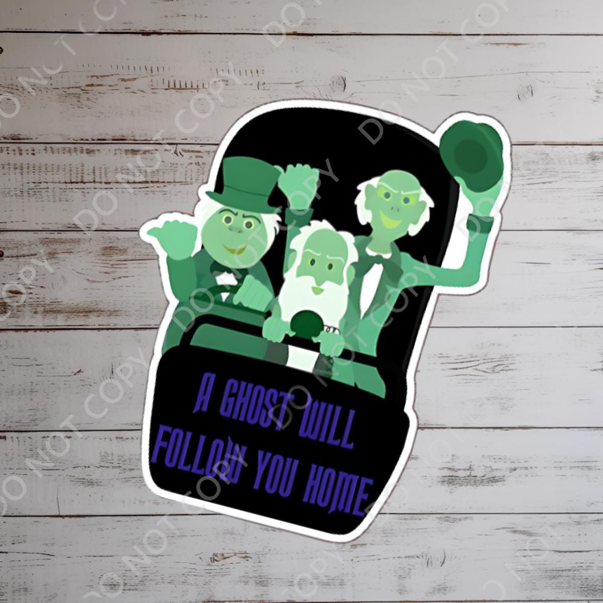 Disney Haunted Mansion Sticker: Waterproof Vinyl Decal for Laptop, Water Bottle, Gift, Disney Present