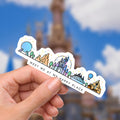 Disney Sticker Epcot, Hollywood Studios, Magic Kingdom Decal Meet Me At My Happy Place Sticker Waterproof Disney Laptop, Disneying Theme Park Vacation, Castle Park Mouse