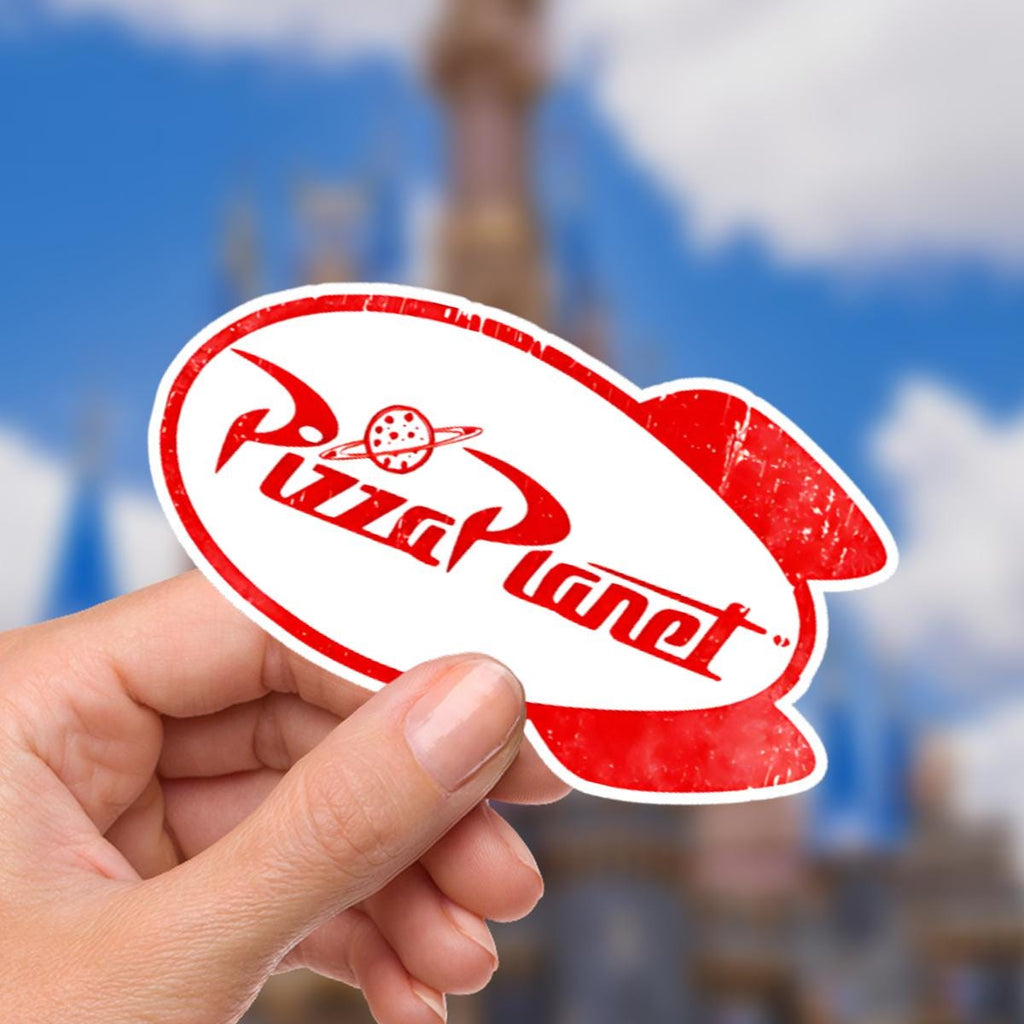 Pizza Planet Sticker: Toy Story Buzz Lightyear, Waterproof Vinyl Decal