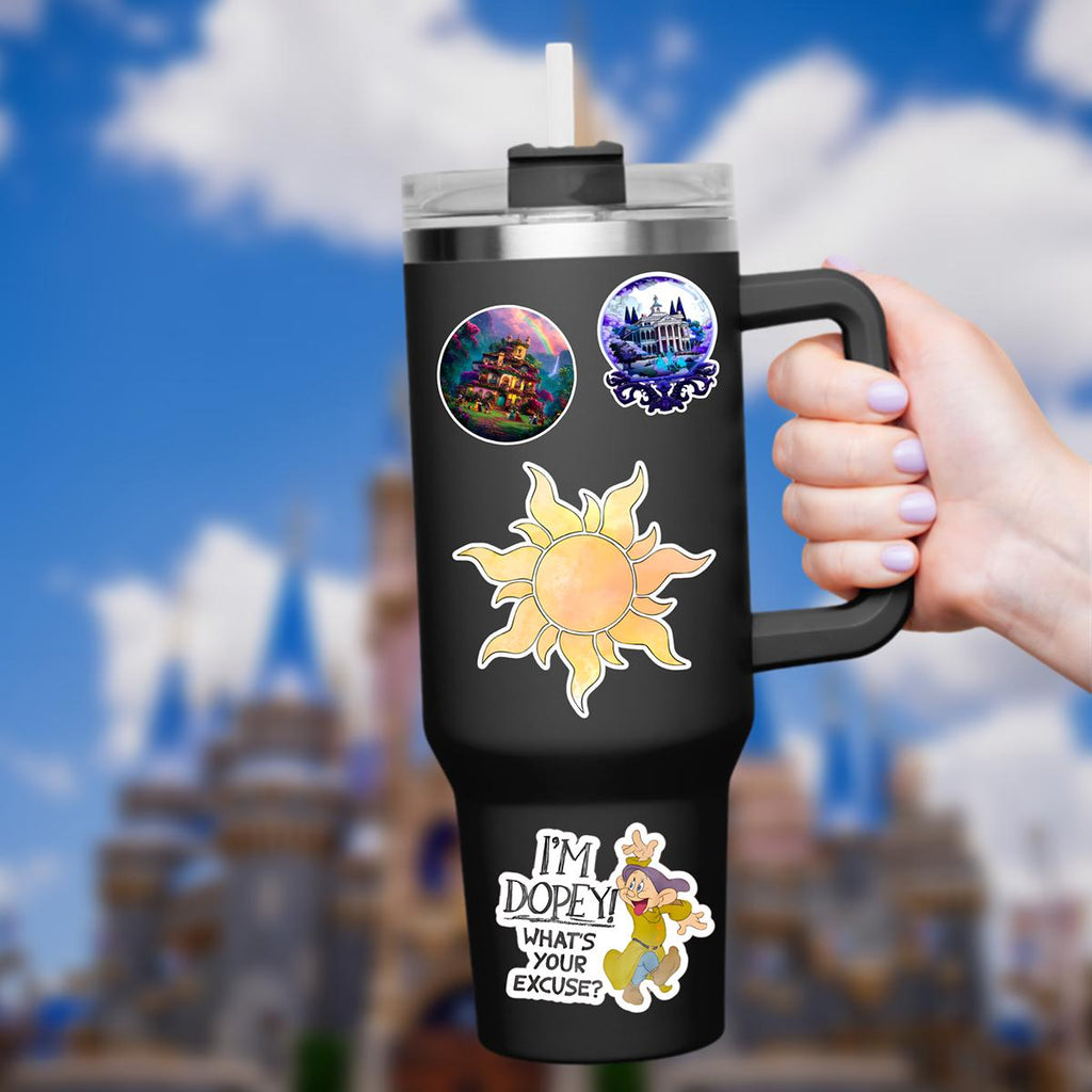 Rapunzel Tangled Sun Lantern Waterproof Sticker