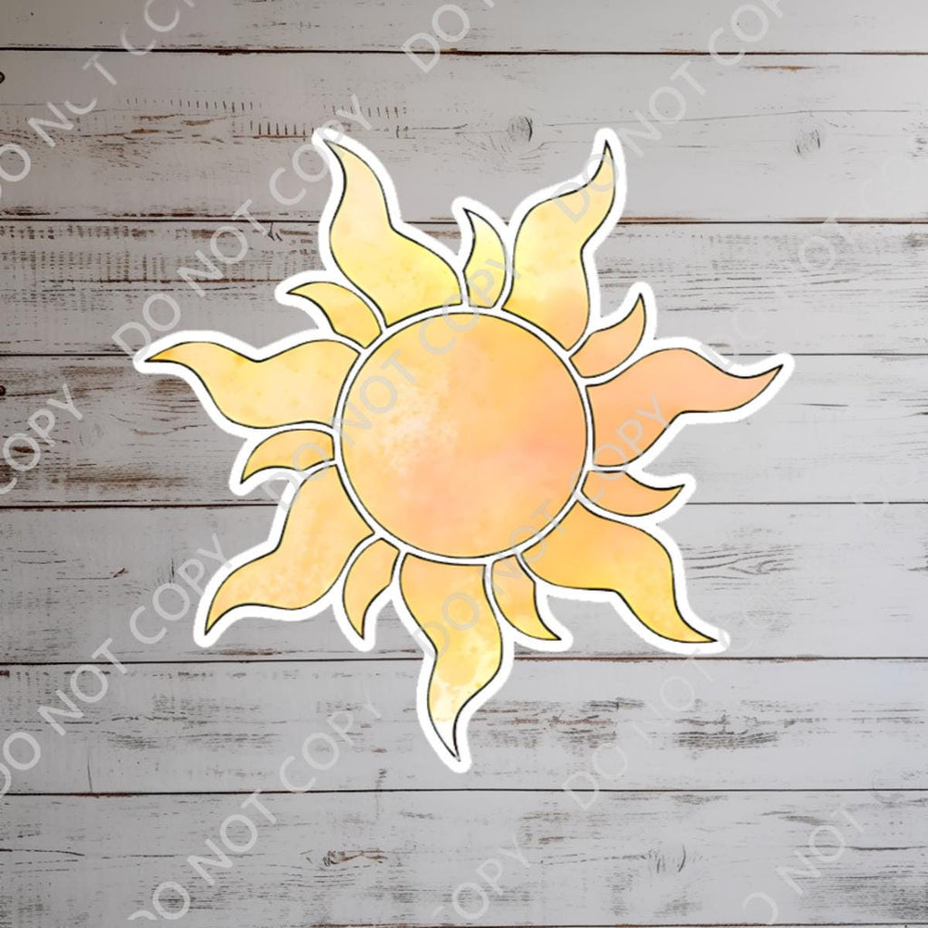 Rapunzel Tangled Sun Lantern Waterproof Sticker