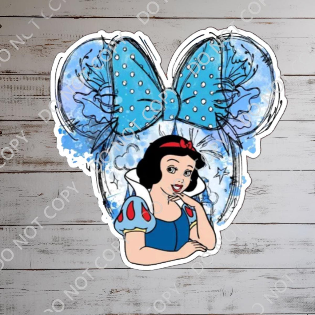 Snow White Seven Dwarfs Sticker Waterproof Disney Laptop, Disneying Theme Park Vacation, Castle Park Mouse Disney Water Bottle, Disney Decal