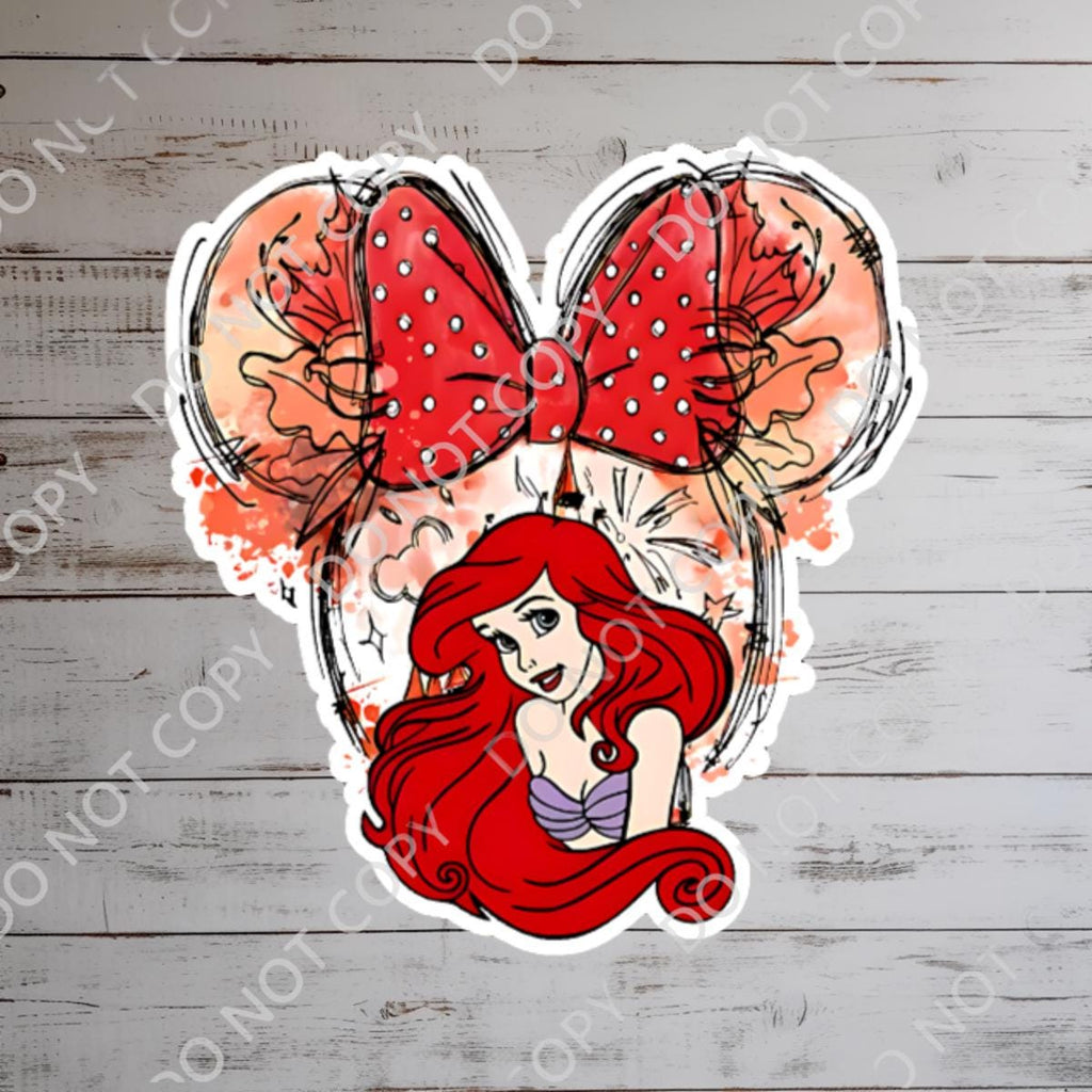 Little Mermaid Sticker: Waterproof Vinyl Decal for Laptop, Water Bottle, funny sticker, disney stickers, journal stickers, junk journal, disney gift, disney present