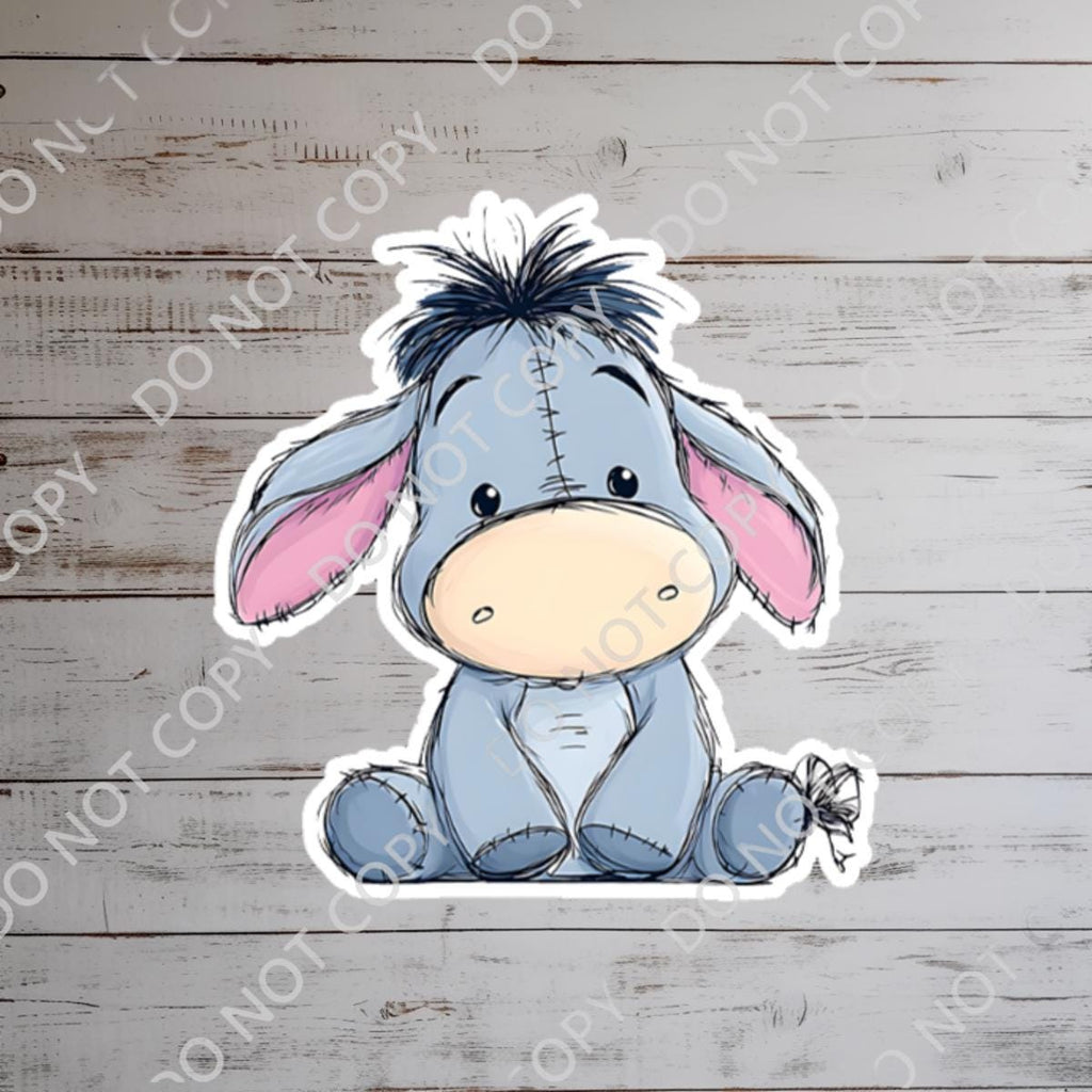 Disney  Winnie The Pooh Disney Laptop Sticker Positive Affirmation planner stationery decal water bottle cell Hydro Bottle Sticker, Weather Proof