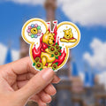 Disneyy  Winnie The Pooh Disney Laptop Sticker Positive Affirmation planner stationery decal water bottle cell, disney gifts, disney presents, journal stickers, junk journals