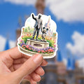 Disney Decal Partners Stickers Castle World Sticker Waterproof Disney Laptop, Disneying Theme Park Vacation, Castle Park Mouse
