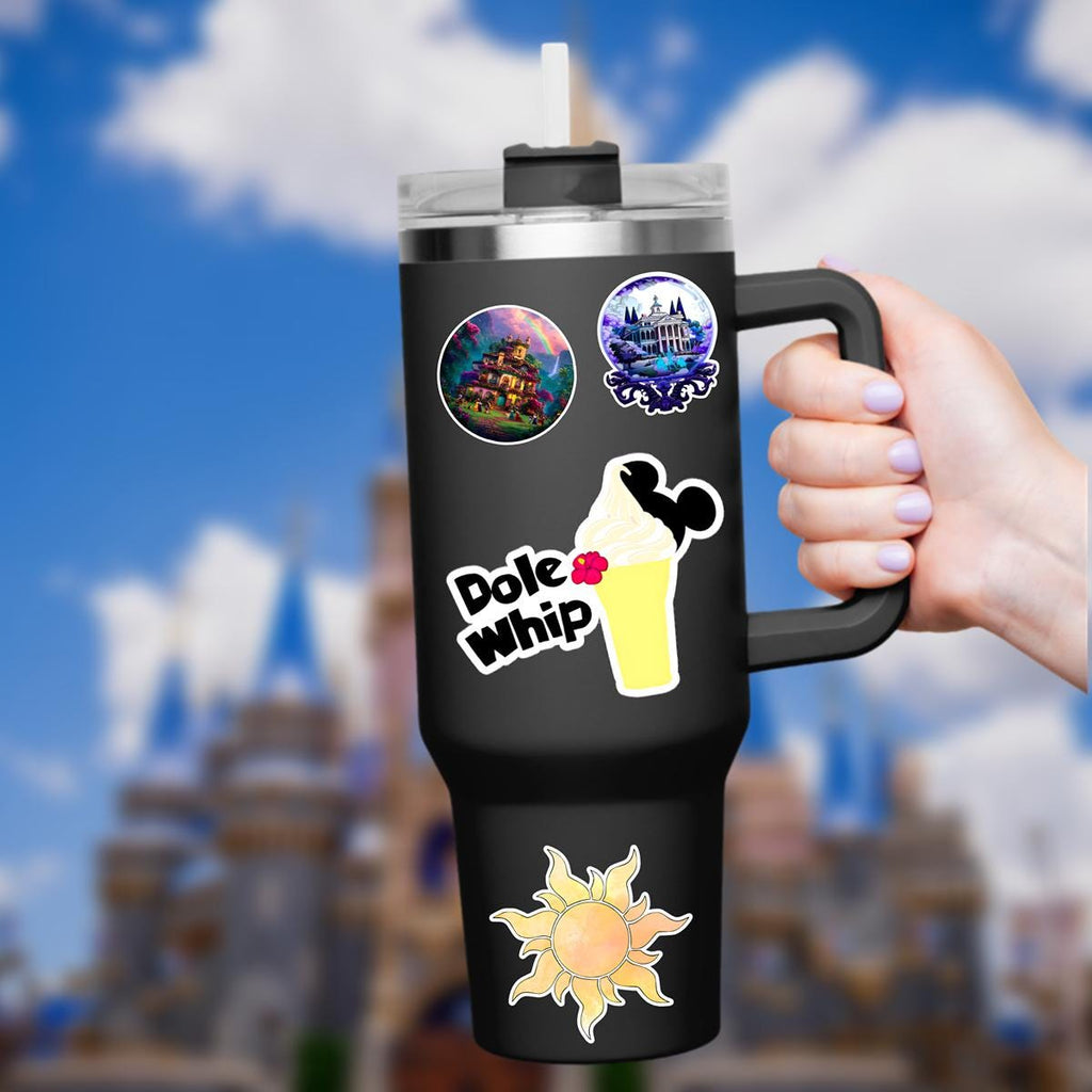 Disney disney Snacks Dole Whip, dolewhip Waterproof Sully Laptop Stickers disneysnacks planner stationery decal water bottle cell phonelogo