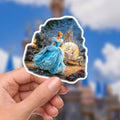 Cinderella Mickey Mouse  Laptop Sticker/ Walt Disney decal cell phone MickeyMouse planner stationery water bottle