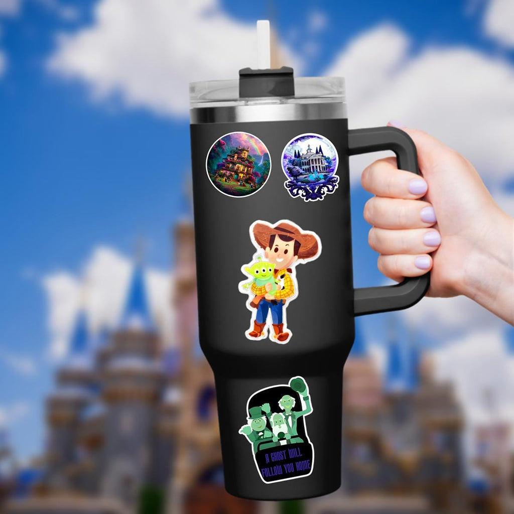 Woody and Alien Toy Story Disney Sticker: Waterproof Vinyl Decal