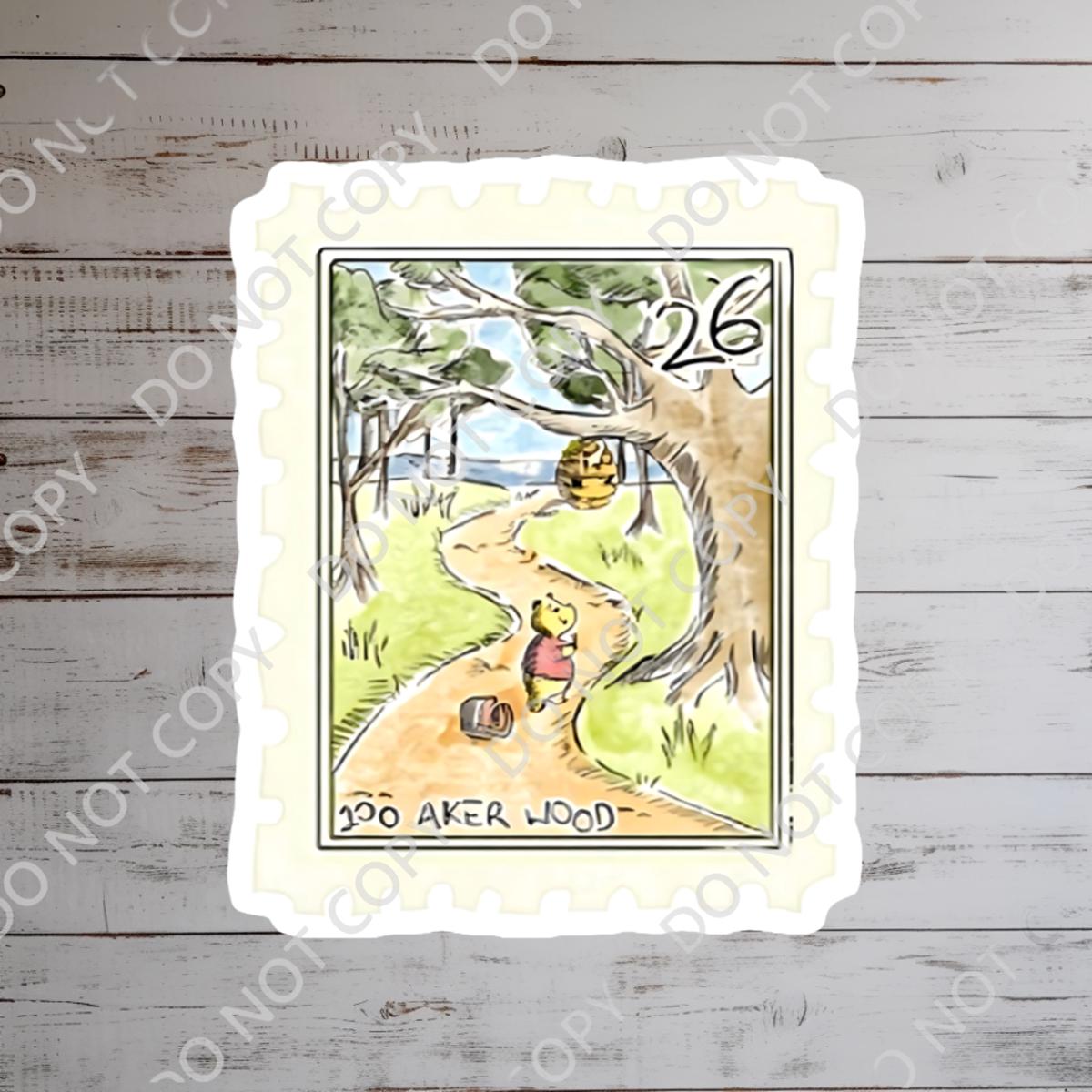 Disney  Winnie The Pooh Disney Laptop Sticker Positive Affirmation planner stationery decal water bottle cell