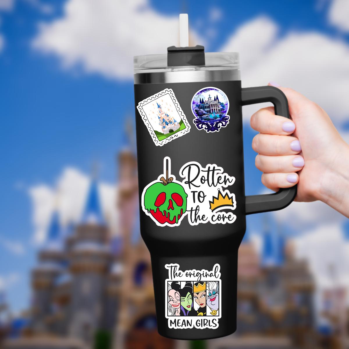 Disneyy Villain Sticker disney villainous Waterproof Disney Laptop, Disneying Water Bottle, Hydro Bottle Theme Park Vacation, Castle Park