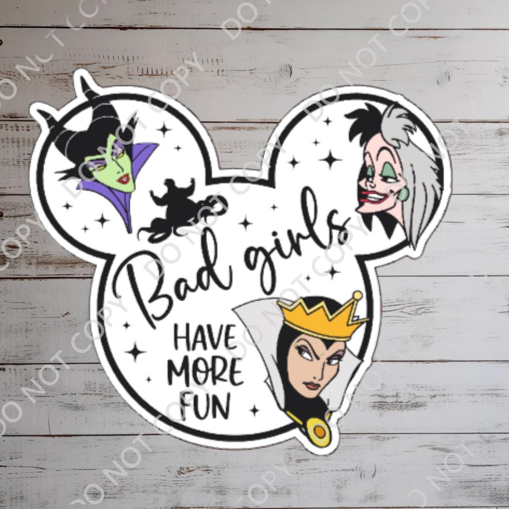 Disneyy Villain Sticker disney villainous Waterproof Disney Laptop, Disneying Water Bottle, Hydro Bottle Theme Park Vacation, Castle Park