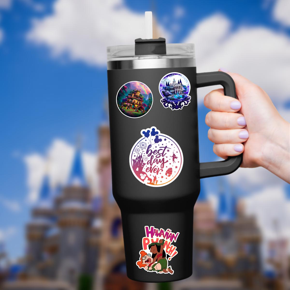 Disney Best Day Ever Sticker Waterproof Disney Laptop, Disneying Theme Park Vacation, Castle Park Mouse