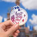 Disney Best Day Ever Sticker Waterproof Disney Laptop, Disneying Theme Park Vacation, Castle Park Mouse