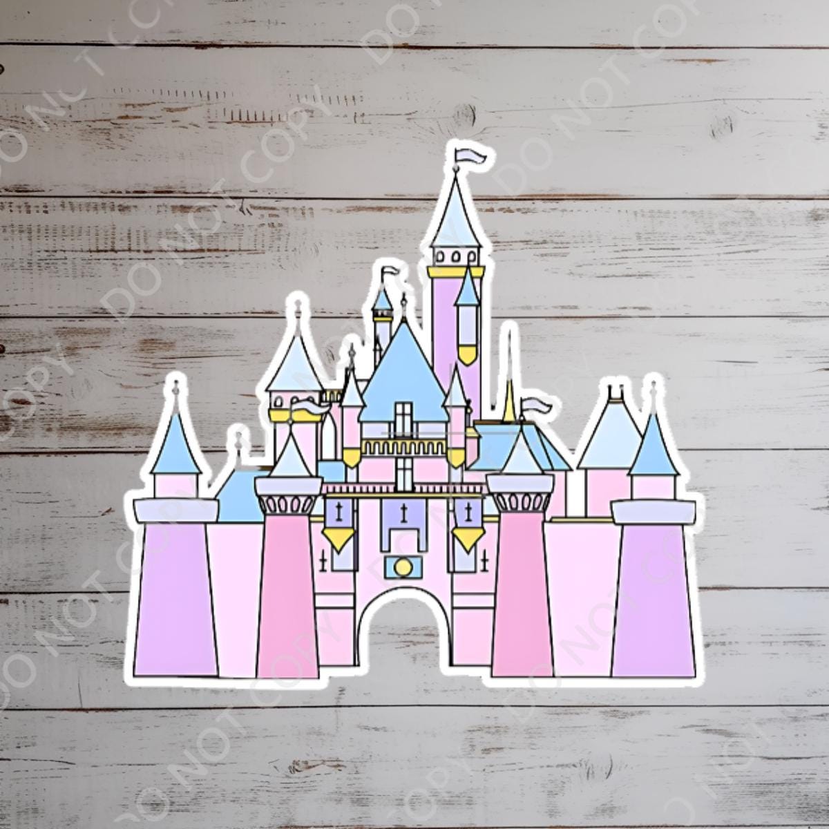 Disneyy Retro Castle Minnie Mickey Mouse Waterproof Disney Laptop Stickers planner stationery decal water bottle cell phonelogo