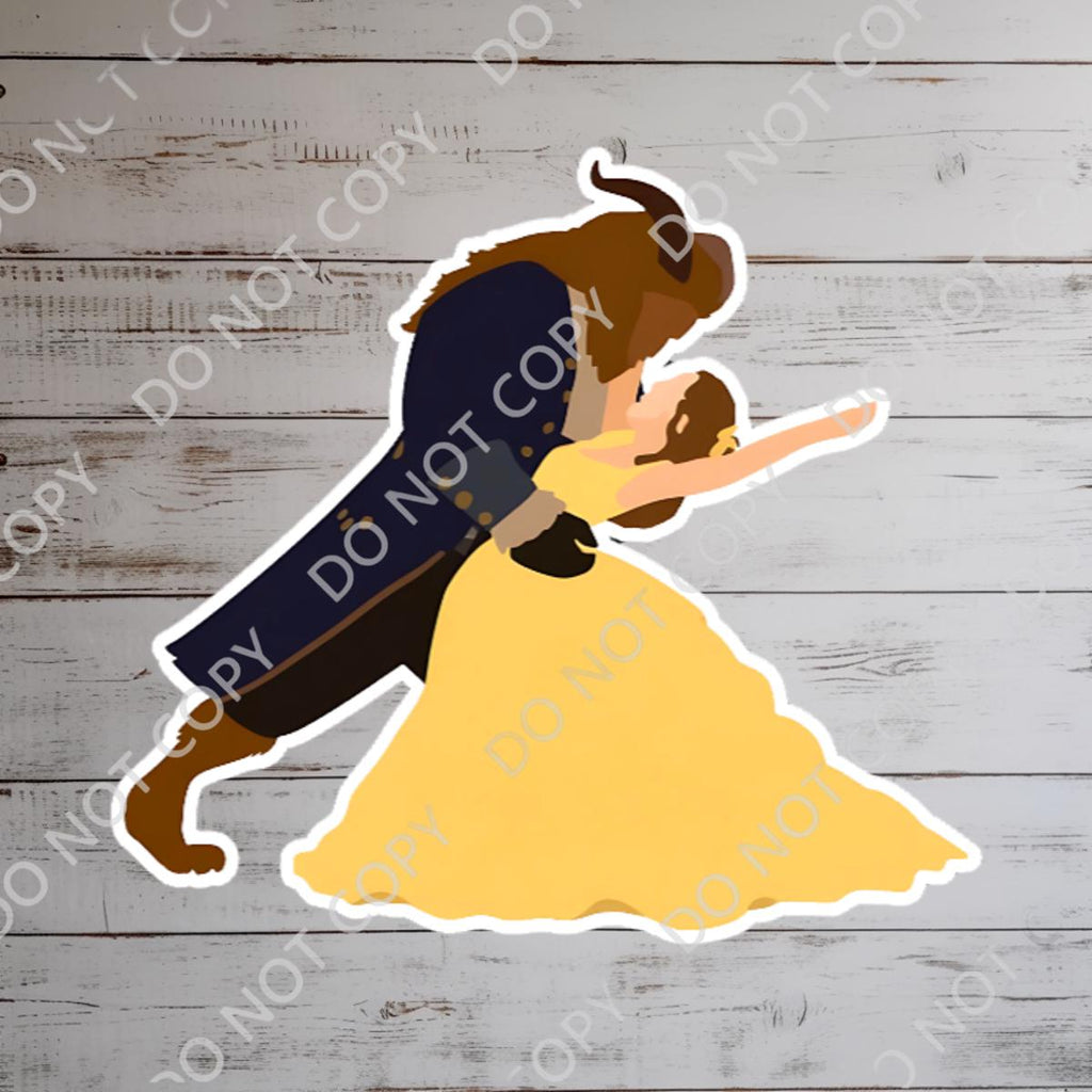 Beauty and the Beast Sticker, Tale As Old As Time Waterproof Decal