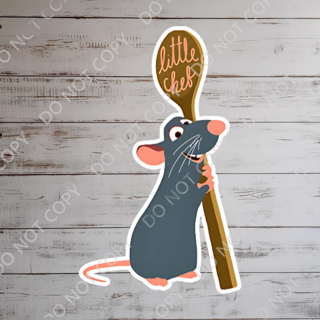 Disney Remy Ratatouille Lil Chef Disney Laptop Sticker planner stationery decal water bottle cell buzzlightyear