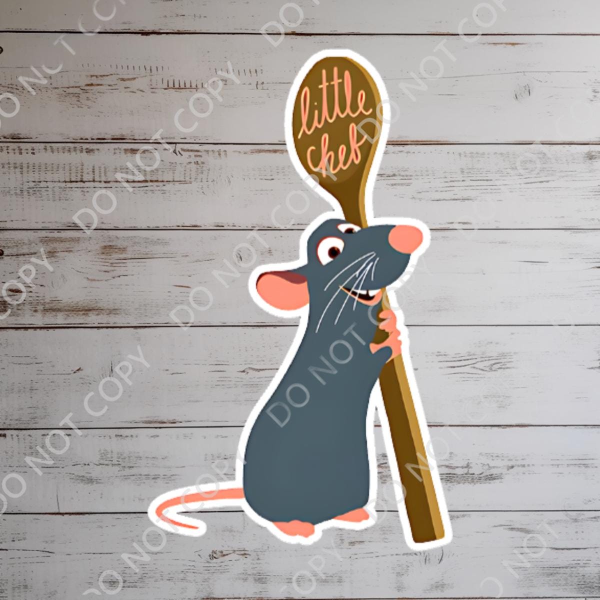 Disney Remy Ratatouille Lil Chef Disney Laptop Sticker planner stationery decal water bottle cell buzzlightyear