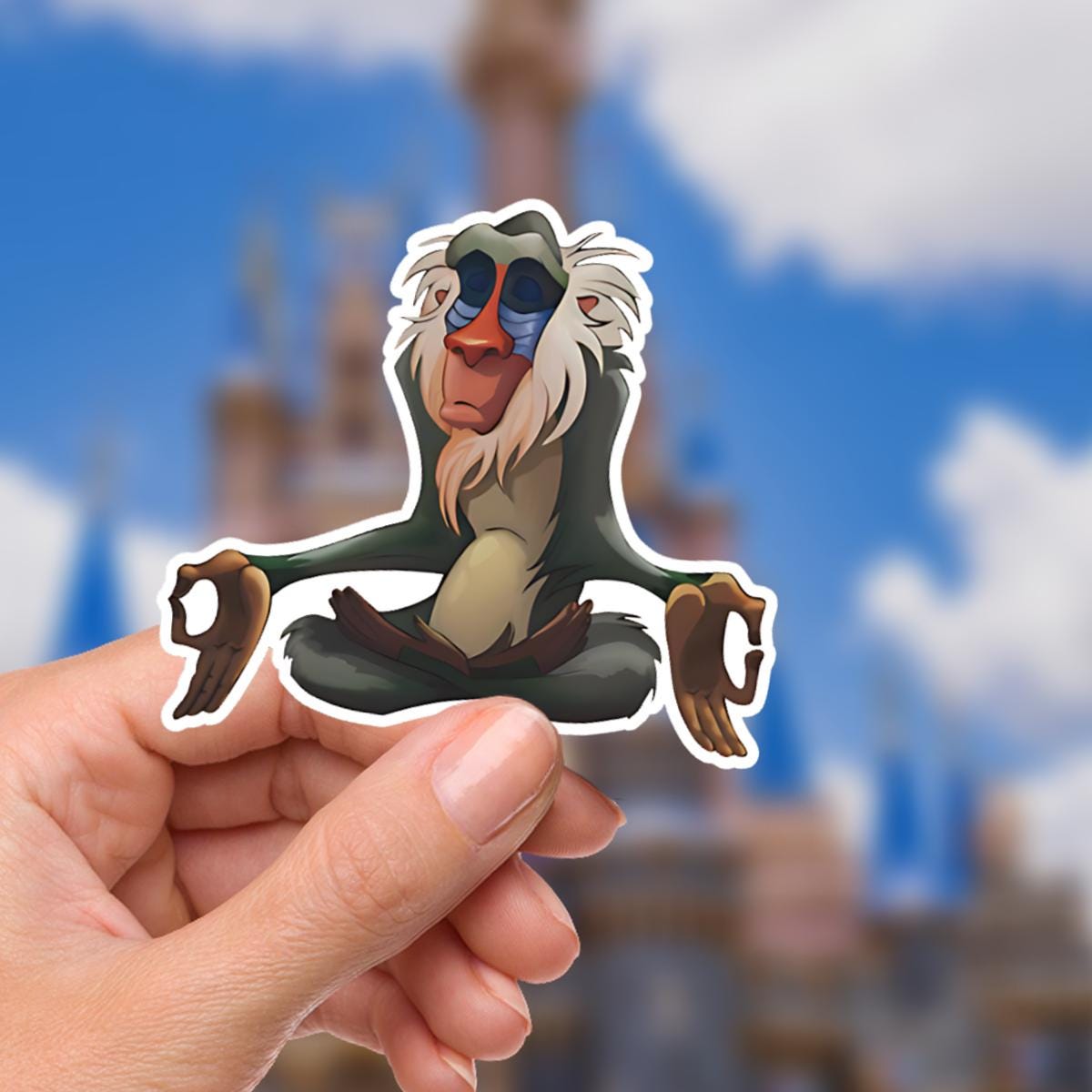 Disney Lion King Rafiki Waterproof Vinyl Sticker  Disney gift, Disney Present, Disney eecal, hydro bottle, journal decal, journal sticker, disney phone sticker