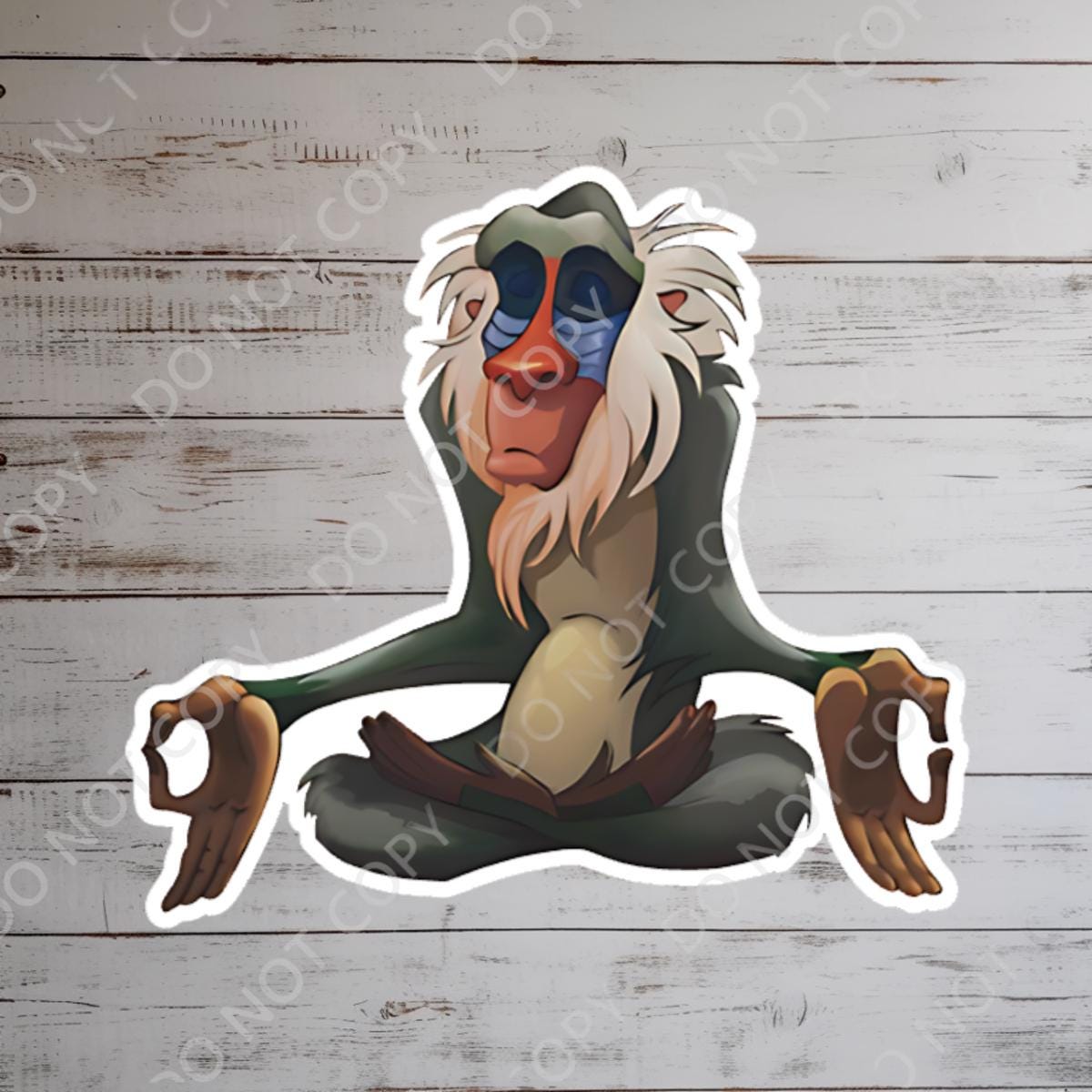 Disney Lion King Rafiki Waterproof Vinyl Sticker  Disney gift, Disney Present, Disney eecal, hydro bottle, journal decal, journal sticker, disney phone sticker