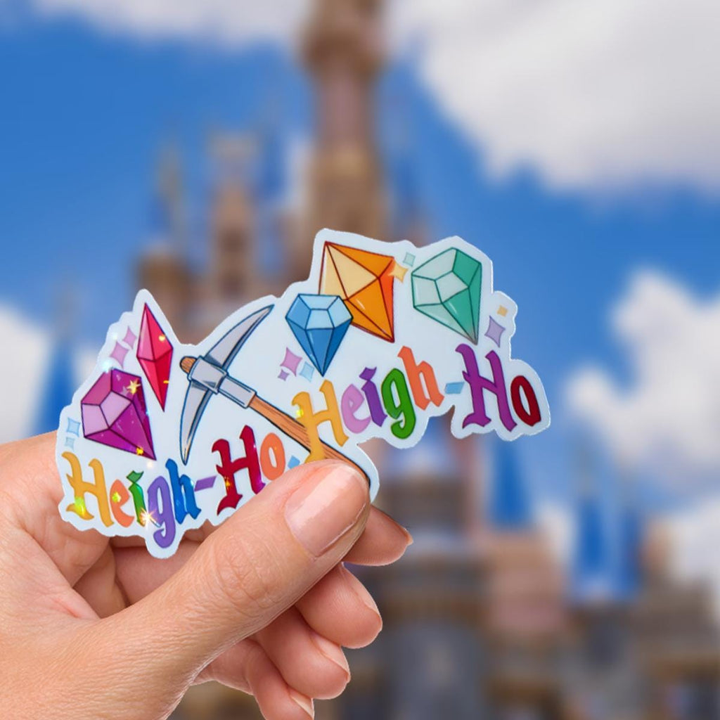 Snow White Seven Dwarfs Sticker Waterproof Disney Laptop, Disneying Theme Park Vacation, Castle Park Mouse Disney Water Bottle, Disney Decal