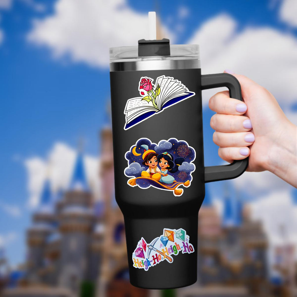 Aladdin Mickeyy Head Waterproof Disney Laptop Stickers/ FindingNemo planner stationery decal water bottle cell phonelogo