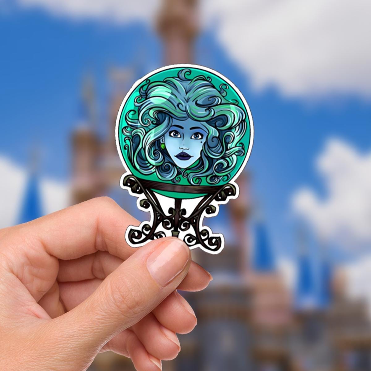 Haunted Mansion Sticker: Disney Sticker Waterproof Vinyl Decal for Laptop, Water Bottle