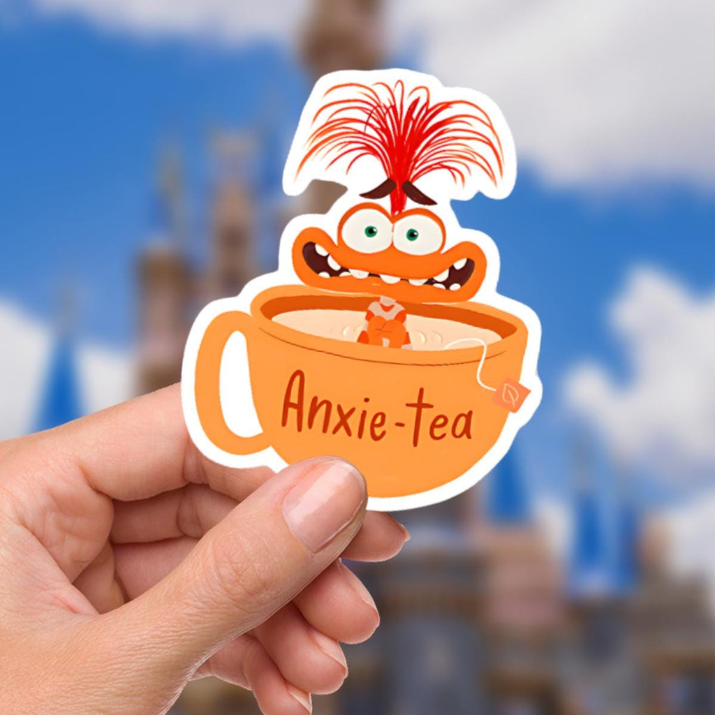 Disney Inside Out Anxiety Sticker: Waterproof Vinyl Decal