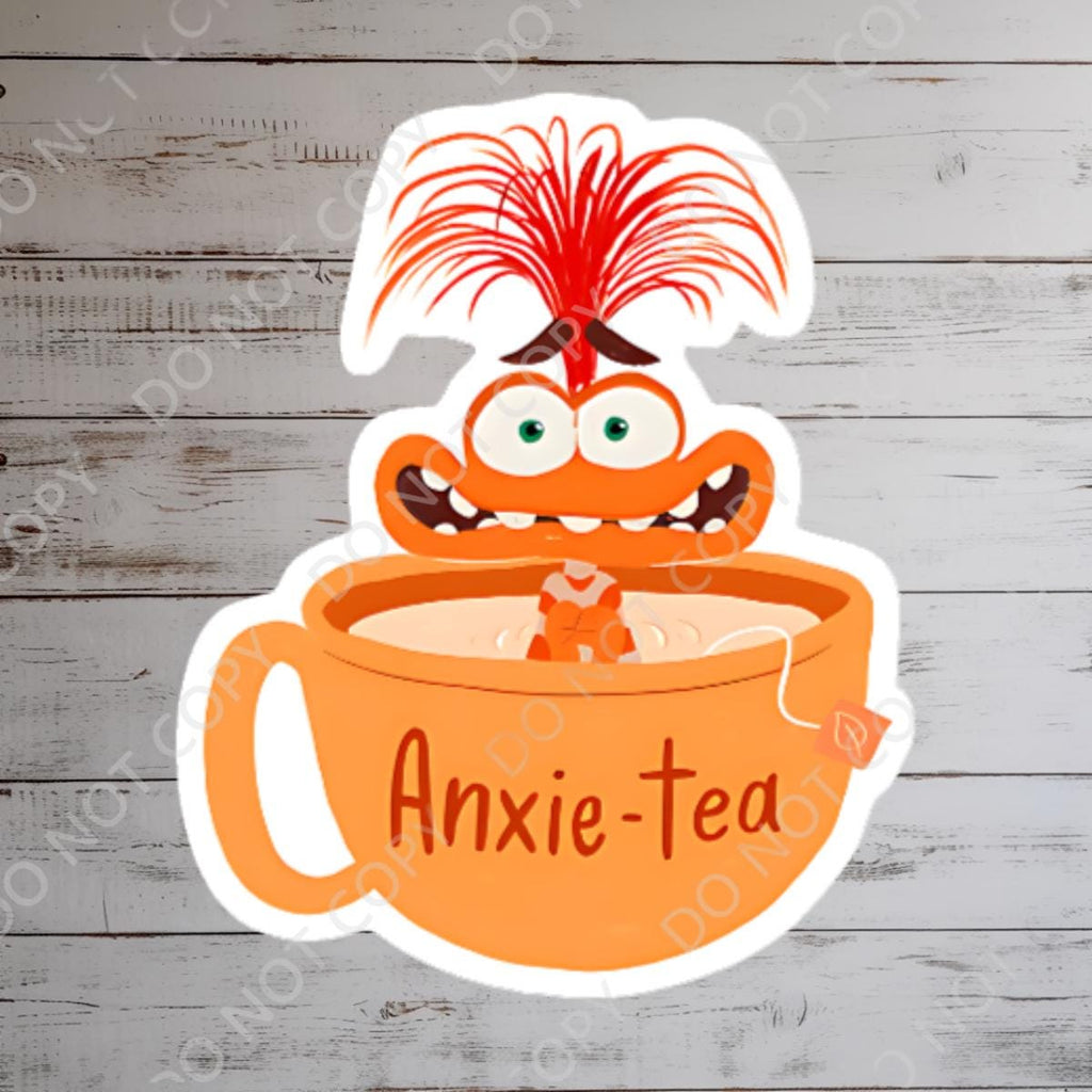 Disney Inside Out Anxiety Sticker: Waterproof Vinyl Decal