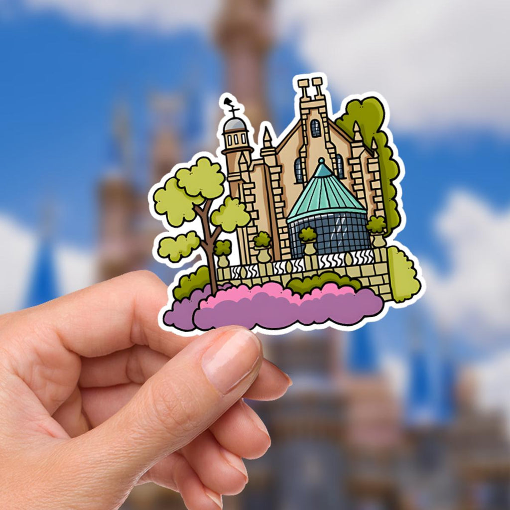 Haunted Mansion Disney Sticker | Waterproof Vinyl Decal