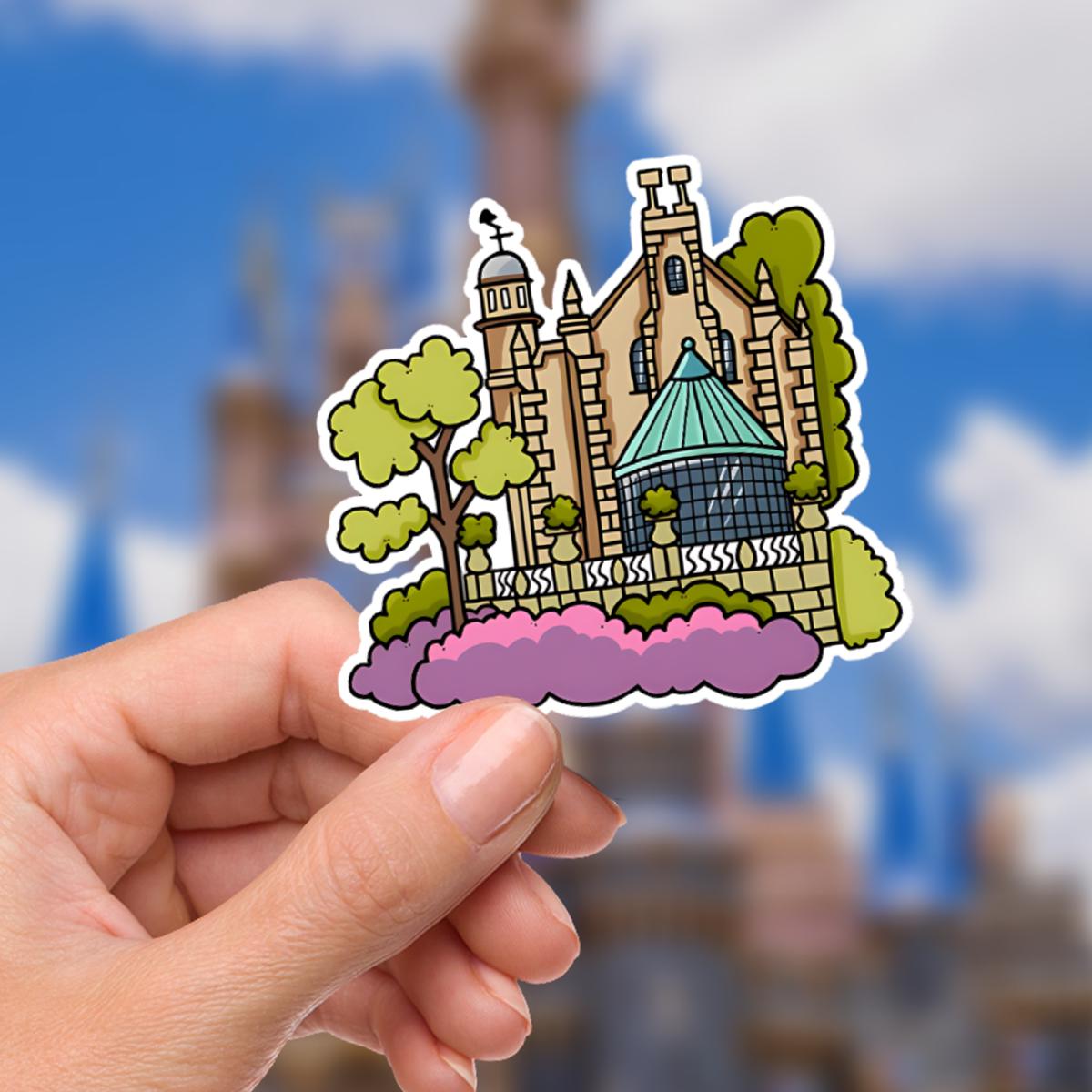 Haunted Mansion Disney Sticker | Waterproof Vinyl Decal
