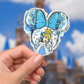 Cinderella Vinyl Sticker: Watercolor Castle, Glass Slipper, journal stickers, disney gift, disney present, junk journal
