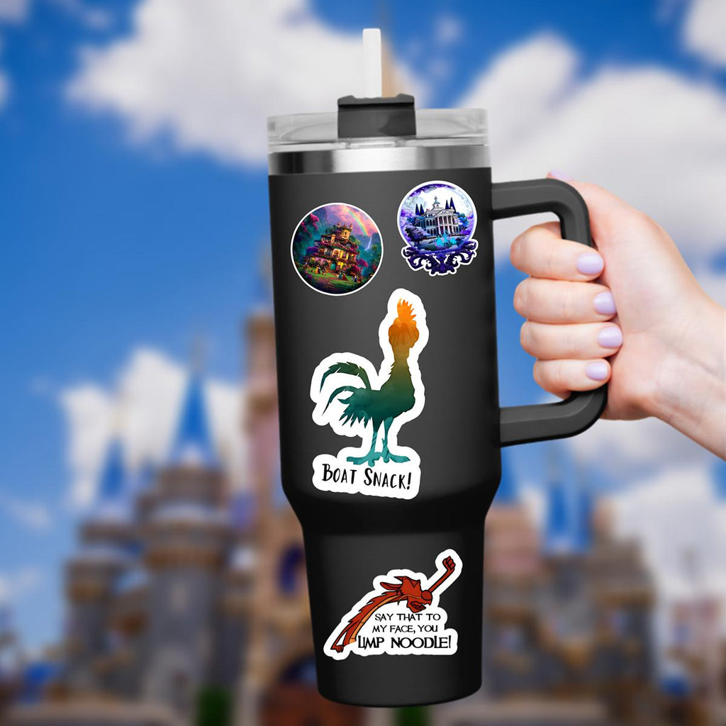 Disney  Hei Hei Funny Boat Snack, Disney Gifts, Hydro Bottle Bottle Waterproof Disney Laptop Stickers planner stationery decal water bottle