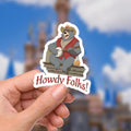 Disney Country Bear Jamboree What A Wonderful World Sticker Waterproof Disney Laptop, Disneying Theme Park Vacation, Castle Park Mouse
