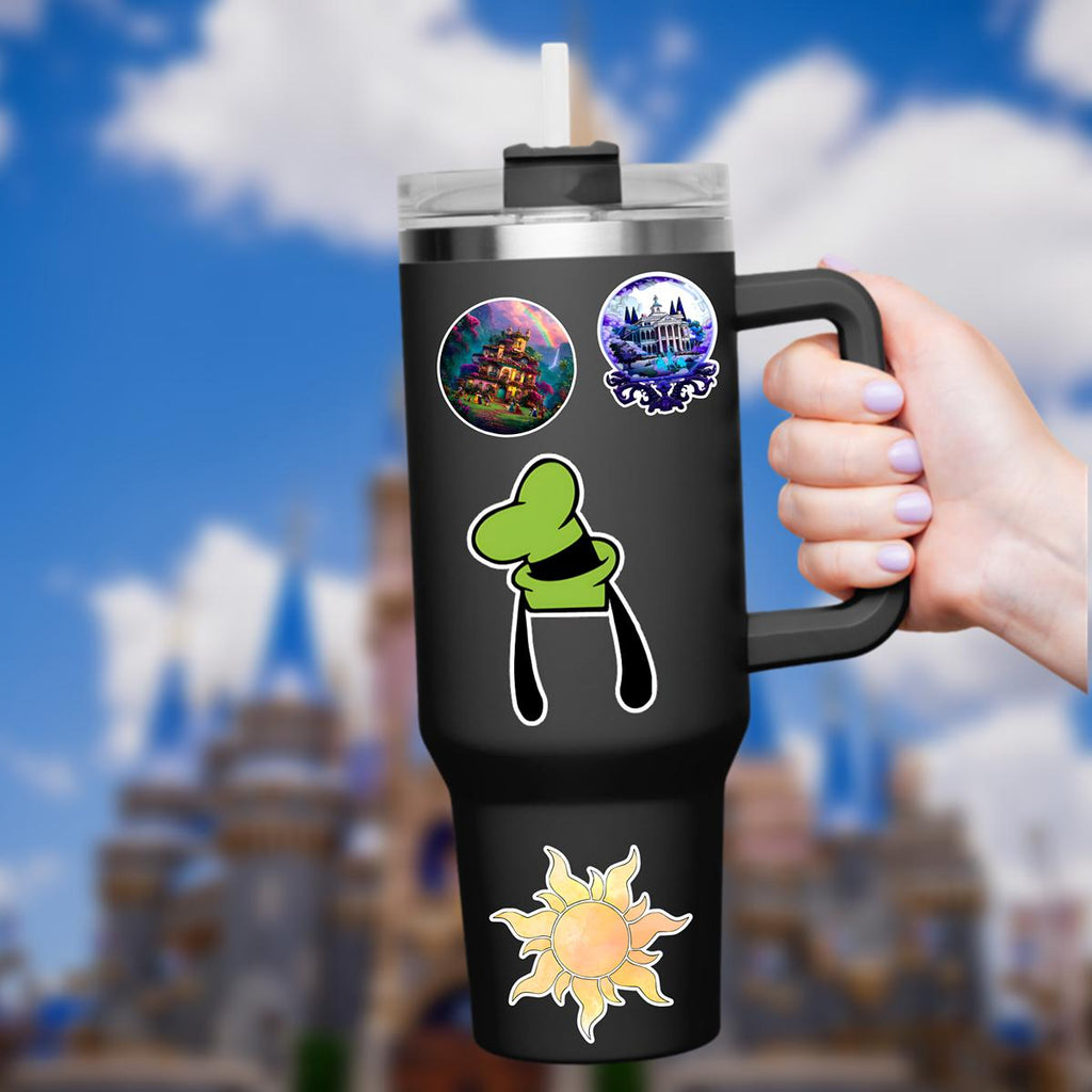 Disneyy Goofy What A Wonderful World Sticker Waterproof Disney Laptop, Disneying Theme Park Vacation, Castle Park Mouse