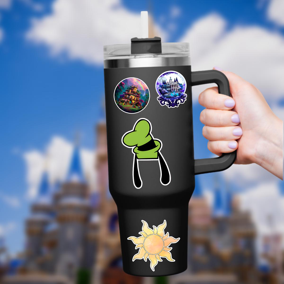 Disneyy Goofy What A Wonderful World Sticker Waterproof Disney Laptop, Disneying Theme Park Vacation, Castle Park Mouse