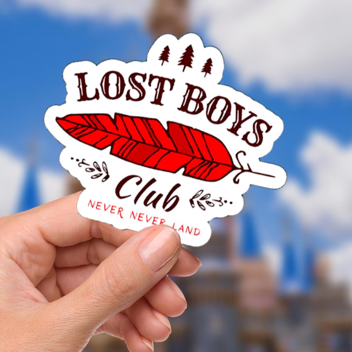 Disney Peter Pan Lost Boys Club Sticker/ Peter Pan Neverland Disneyy Pixie Dust Laptop Stickers/Minnie Vinyl Decals/  Planner Water bottle sticker
