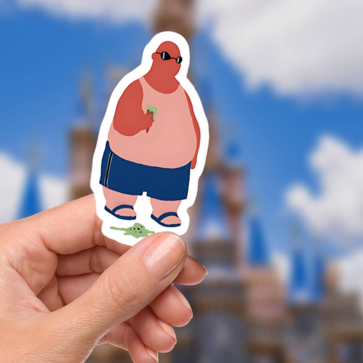 Lilo & Stitch Humor Sticker: Waterproof Vinyl Decal