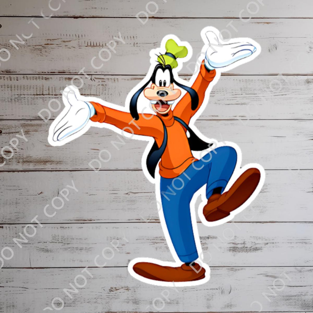 Disney Goofy What A Wonderful World Sticker Waterproof Disney Laptop,  Theme Park Vacation, Castle Park Mouse hydro flask
