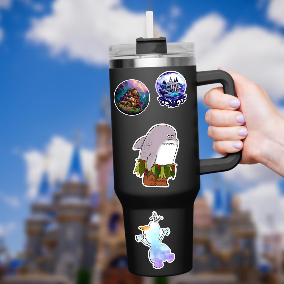 Disneyyv Maui Funny Humor Sticker Disney Gift, Waterproof Disney Laptop Stickers planner stationery decal water bottle