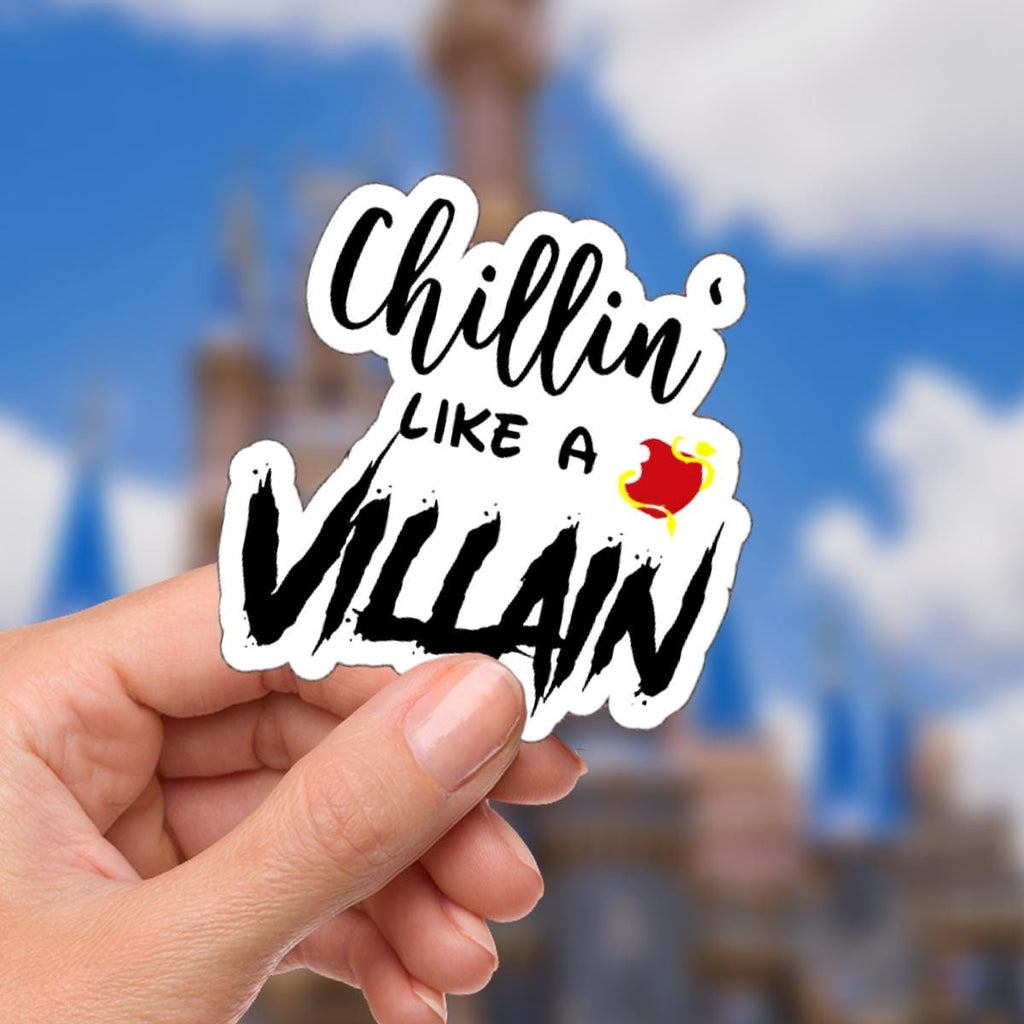 Disneyy Villain Sticker disney villainous Waterproof Disney Laptop, Disneying Water Bottle, Hydro Bottle Theme Park Vacation, Castle Park
