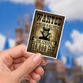Disneyy Villain Maleficent Wanted Sticker disney villainous Waterproof Disney Laptop, Disneying Water Bottle, Hydro Bottle Gift